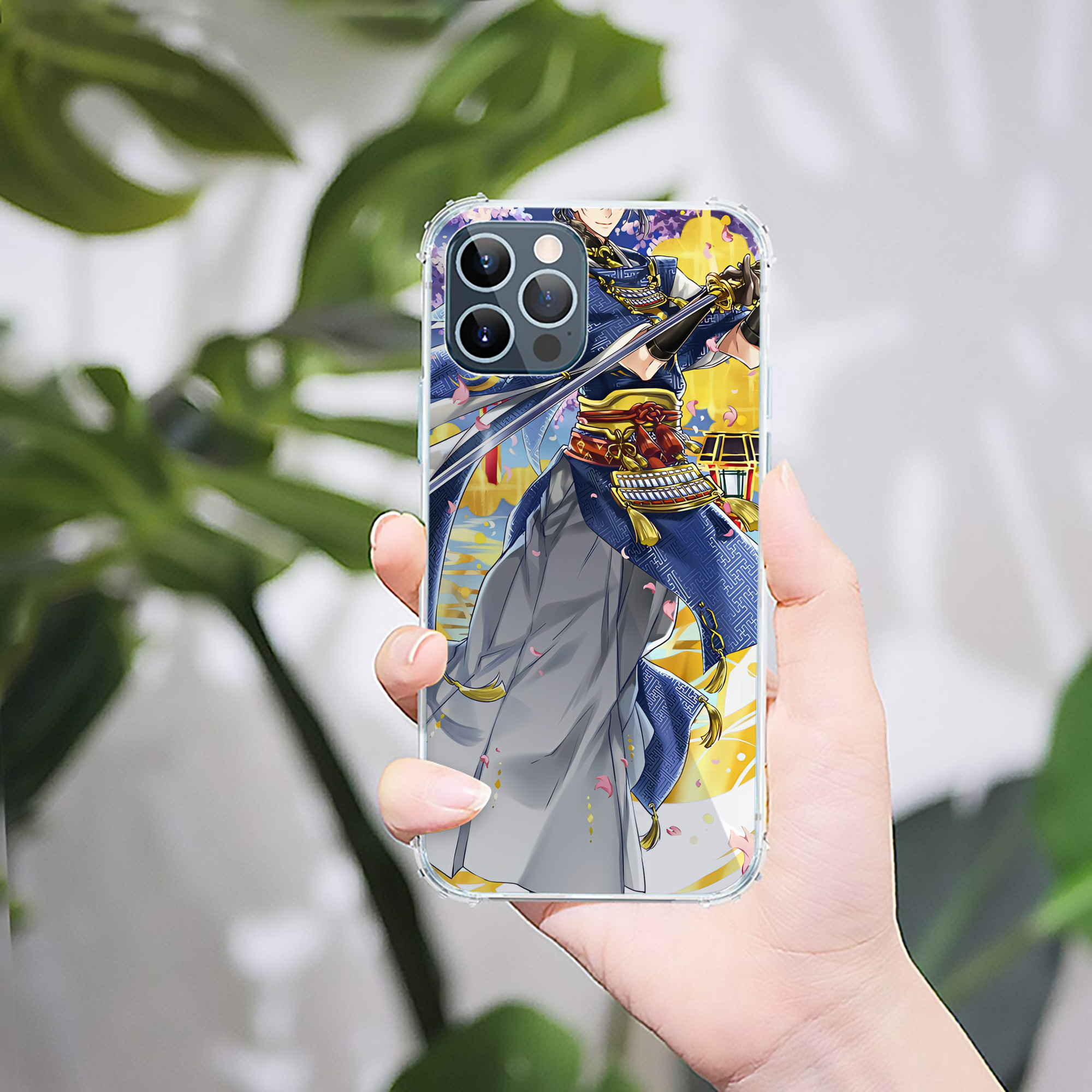 （画像用） 刀剣乱舞 Touken Ranbu 【iPhone 12シリーズ対応】透明スマホケース（クリアソフトケース）